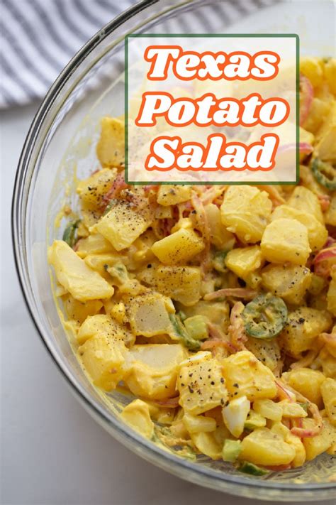 Texas Potato Salad Recipe Potatoe Salad Recipe Yummy Salad Recipes Texas Potato Salad Recipe