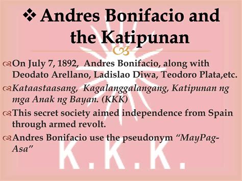 Andres Bonifacio Ppt