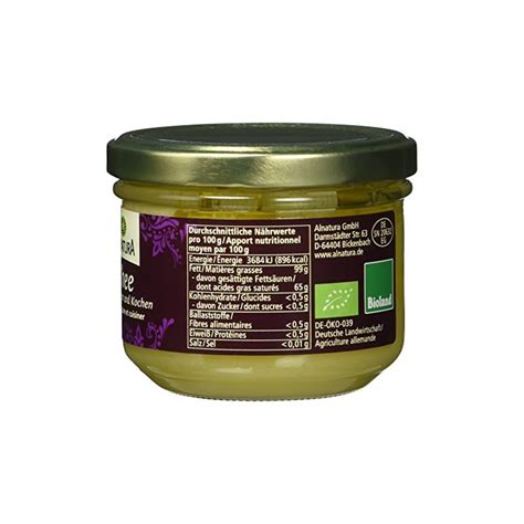 Alnatura Bio Ghee 180 G ★ Ghee Butterschmalz Geklärte Butter Des