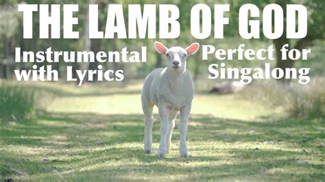 THE LAMB OF GOD Instrumental With Lyrics Twila Paris Cover YouTube