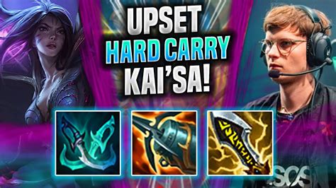 Upset Hard Carry With Kai Sa Fnc Upset Plays Kai Sa Adc Vs Vayne