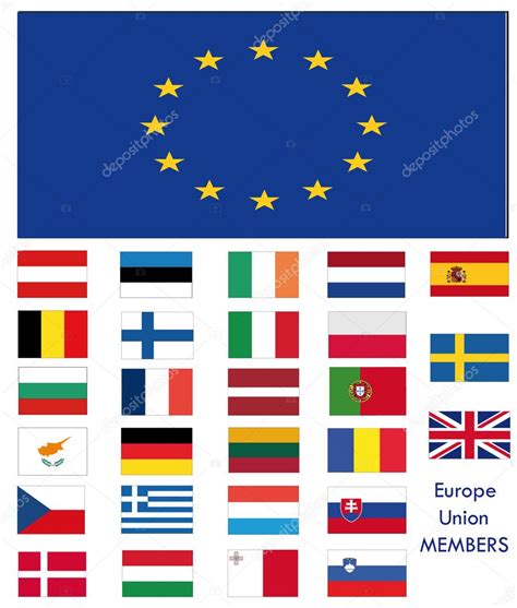 EU or UE flags — Stock Vector © danystock #6678709