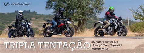 Comparativo MV Agusta Brutale 675 Triumph Street Triple R Yamaha