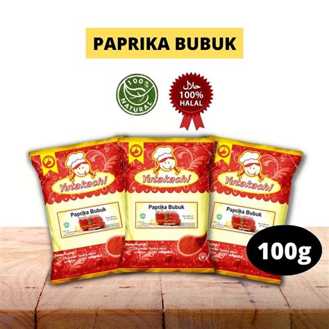 Jual Paprika Bubuk Gram Yutakachi Premium Red Bell Pepper Powder