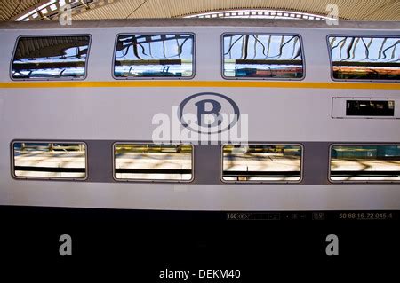 Logo of nmbs Belgian railways Stock Photo - Alamy