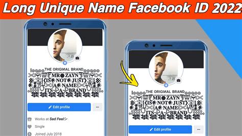 How To Make Unique Name Facebook Account Facebook Unique Name Id 2022