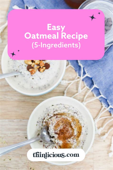 Easy Low Carb Keto Oatmeal Recipe 5 Ingredients Thinlicious