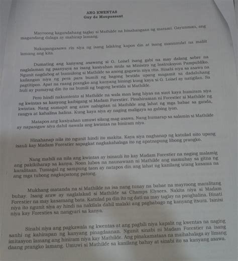 Sumulat Ng Isang Maikling Salaysay Hinggil Sa Isang Pangyayari Sa Iyong