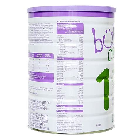 Sữa Bubs Organic số 1 của Úc cho bé từ 0 6 tháng tuổi hộp 800g Mẹ yêu Bé