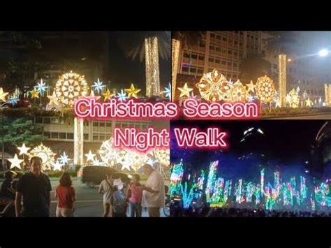 Night Walk To View Christmas Display And Festival Of Lights Show At