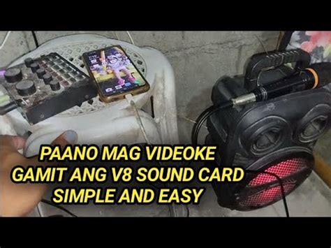 Paano Mag Videoke Gamit Ang V Sound Card Simple And Easy Way To Set Up