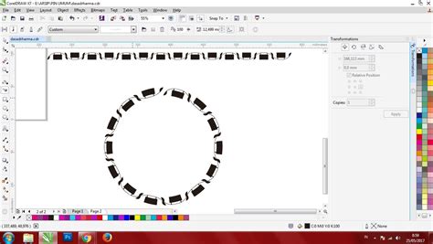 Cara Membuat Objek Mengikuti Lingkaran Di Corel Draw X Takevektor