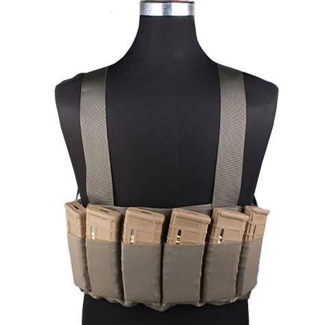 Emersongear Tactical Speed Scar H Chest Rig W Rifle Magazine Pouch