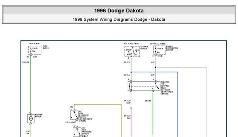 Wiring Diagram For 97 Dodge Dakota Wiring Diagram