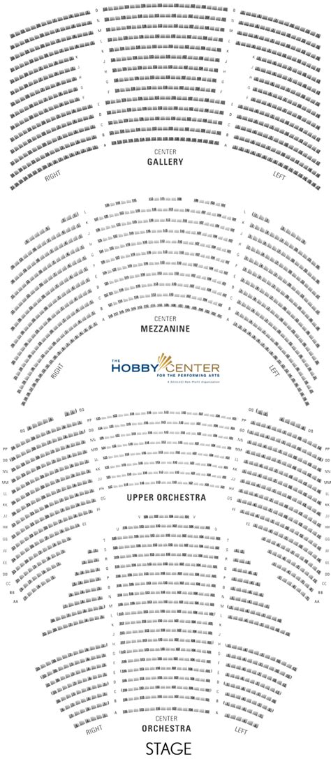 Houston Hobby Center Seating Chart