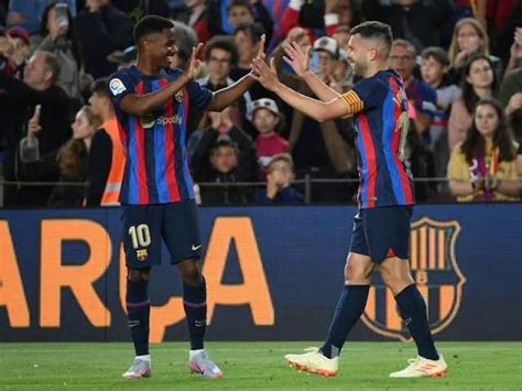 La Liga Jordi Alba S Late Goal Helped Barcelona Beat Real