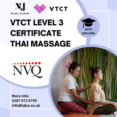 Fast Track Vtct 5 Days Nvq Level 3 Certificate In Thai Massage Nj