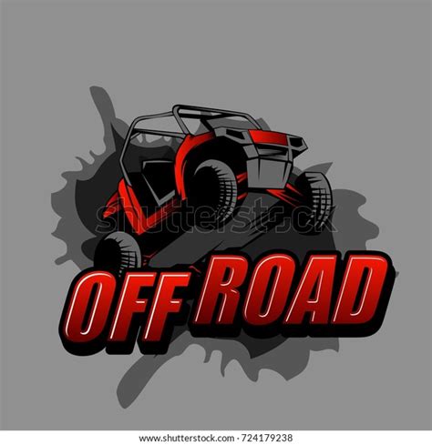 Offroad Car Logo Safari Suv Expedition Stock Vector Royalty Free