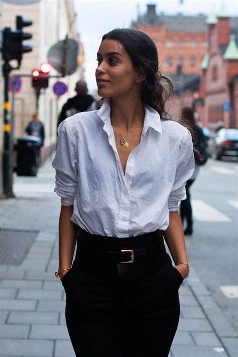 12 Ideas Lindas Y Diferentes Para Usar Tu Clásica Camisa Blanca