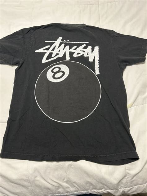 Vintage stussy 8 ball t shirt | Grailed