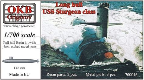 Long Hull Uss Sturgeon Class Submarine Okb Grigorov N700046