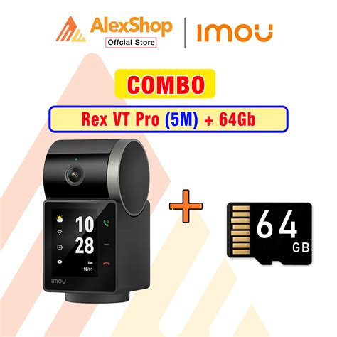 COMBO Camera Imou Rex VT Pro 5M Thẻ Nhớ 64Gb Pin thích Hợp Camera