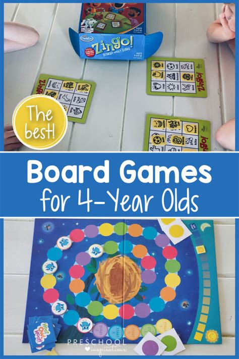 Board Games That 4 Year Olds Will Love Preschool Inspirations