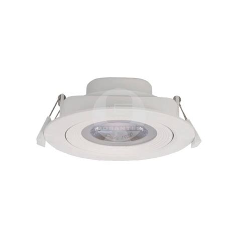 Foco Redondo Empotrado Led P Techo W Luz C Lida Blanco Ekoline