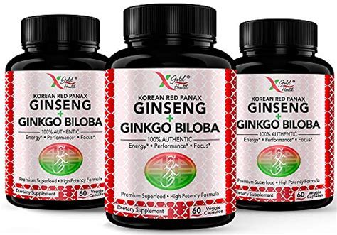 Korean Red Panax Ginseng Mg Ginkgo Biloba In Pakistan Wellshop Pk