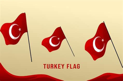 Premium Vector Free Vector Illustration Of Turkey Flag