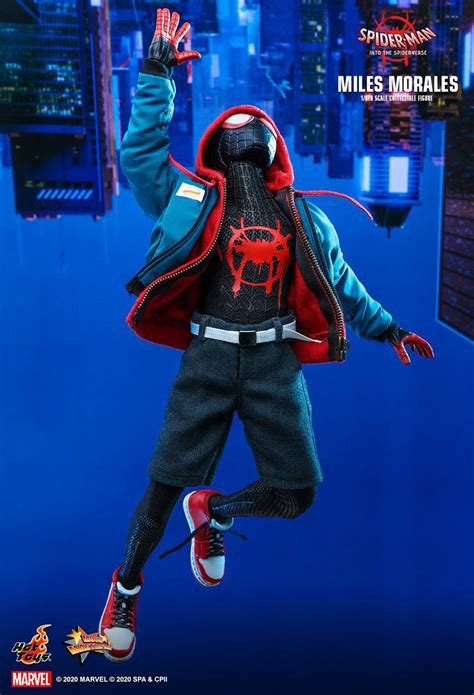 Hot Toys 1 6th Scale Miles Morales Figure Stepped Right Out Of Into