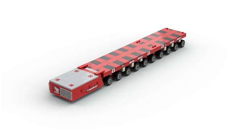 LEGO MOC SPMT Trailer Self Propelled Modular Transporter By GMTBRICKS