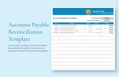 Invoice Reconciliation Template