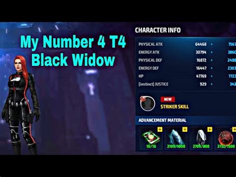 My 4 Number T4 Black Widow And T4 Cost Showcase 2022 Marvel Future