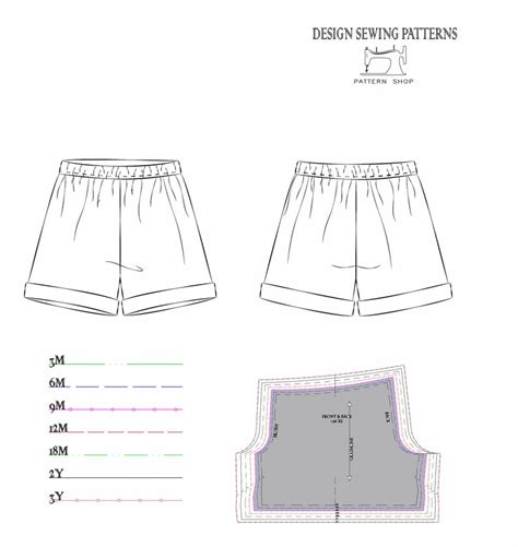 Free Printable Sewing Patterns Shorts