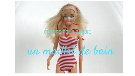 Coudre Un Maillot De Bain Pour Barbie YouTube