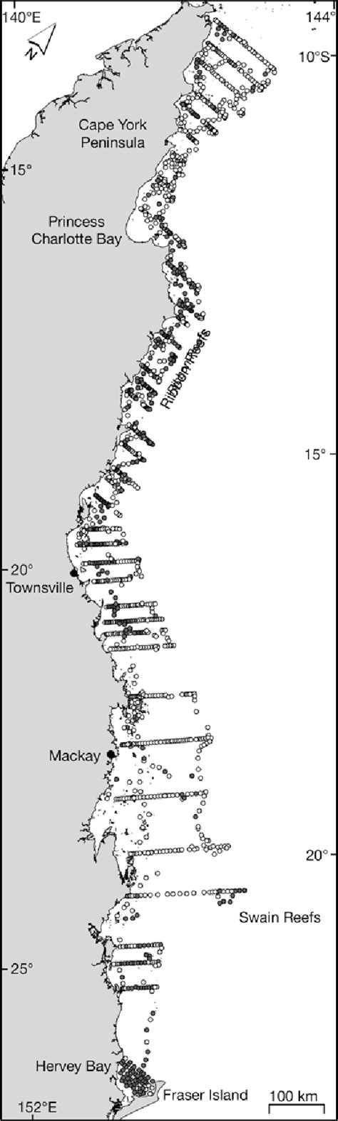 Figure 1 From Spatial Distribution Of Deepwater Seagrass In The Inter Reef Lagoon Of The Great