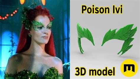 Poison Ivy From Batman 3d Model Ready For 3d Printing Youtube