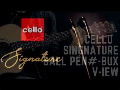 Cello Signature Carbon Ball Pen Unboxing Youtube