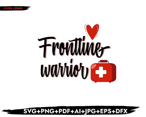 Frontline Warrior Svg By Stockvectorsvg Thehungryjpeg