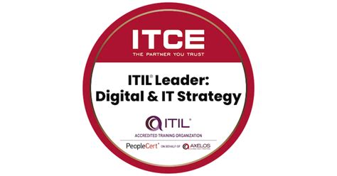 Itil® 4 Leader Digital And It Strategy Credly