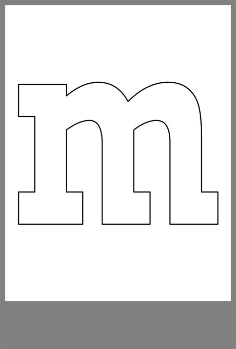 Printable Mandm Font