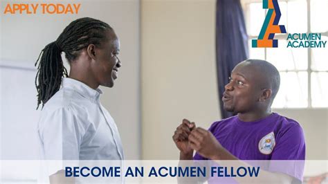 Acumen East Africa Fellows Program 2024 For Emerging Leaders