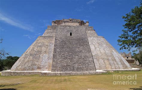 Pyramid Of The Magician At The Ancient Maya City Uxmal In Yucatan