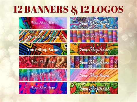 Ebay Banner And Logo Patterns Sets Ebay Billboard And Logo Etsy