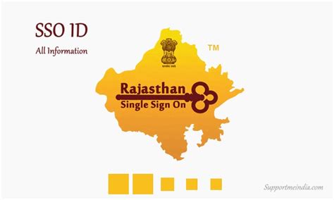 rajasthan sso id login  registration process