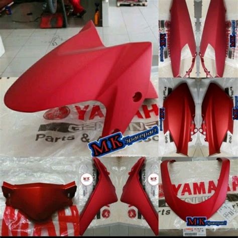 PAKET FULL SET BODY HALUS NMAX N MAX OLD 2016 2019 MERAH DOFF ORIGINAL