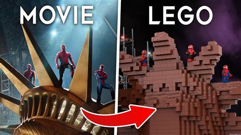 Im Building A Giant Lego Spiderman No Way Home Final Battle Youtube