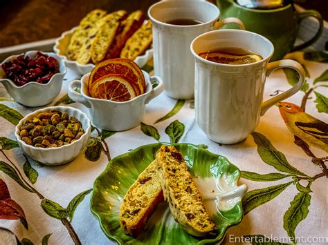 Cranberry Pistachio Orange Biscotti Entertablement