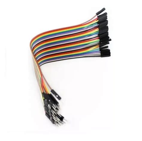 Cable Jumpers Dupont H M 20cm 40pzas Arduino